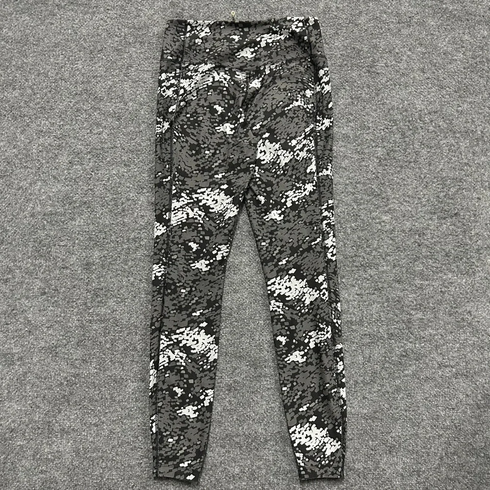 Nike Leggings Womens Size S Gray Black Digital Camo Dri-Fit Legend Tight